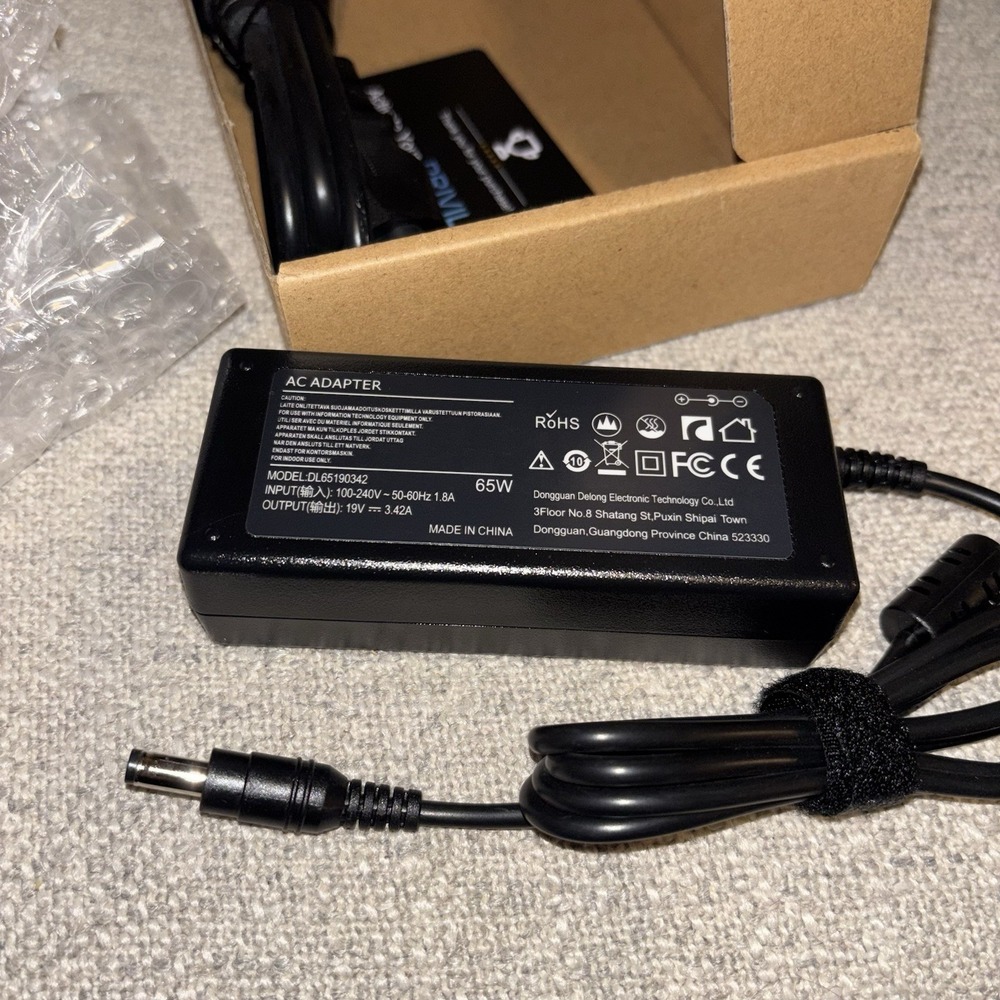 65W 19V 3.42A AC/DC Adapter Black for JBL Xtreme 2 Special Edition New in Box - Picture 3 of 5